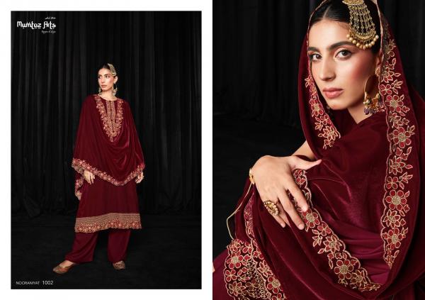 Mumtaz Nooraniyat Velvet  Embroidery Wear Velvet Salwar Kameez